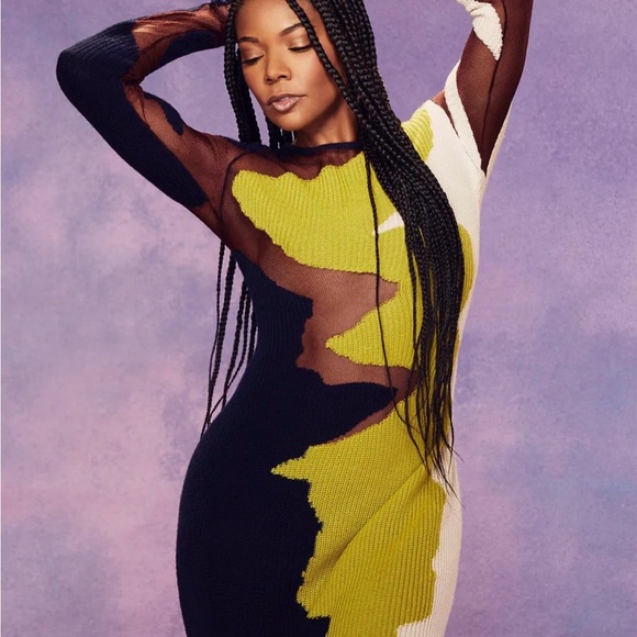 Hanifa Jax Multicolor Long Sleeve Maxi Dress - Picture 3 of 7